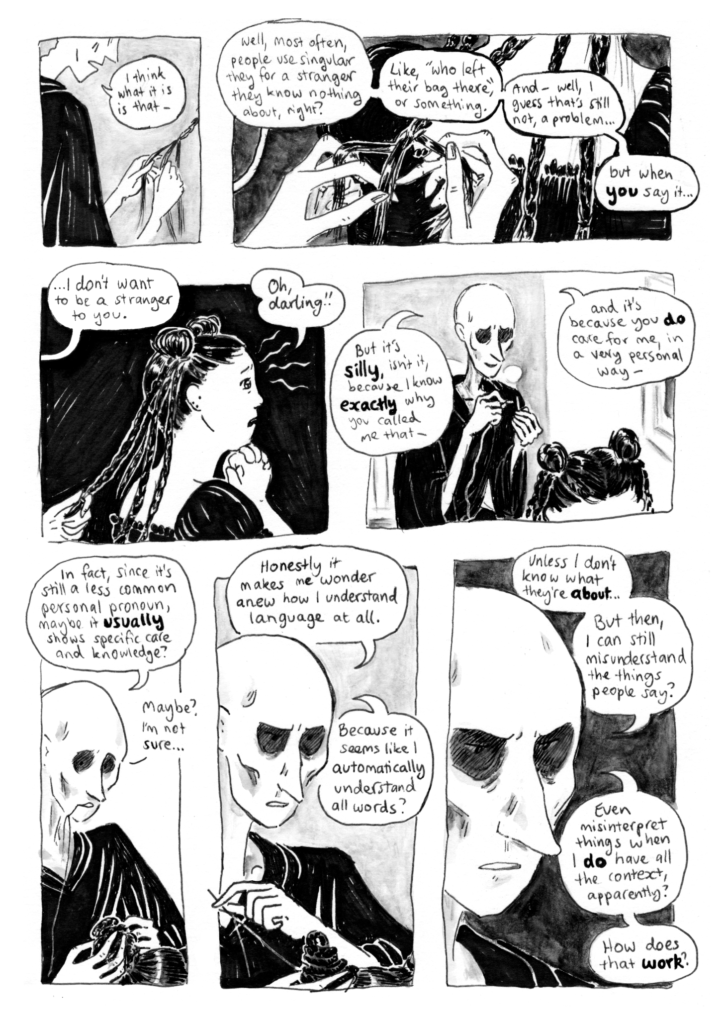 magic powers to know the possible senses of a word but not necessarily the sense in which it's currently being used? i feel the possibility of miscommunication is central to the ability to communicate but maybe that's just me