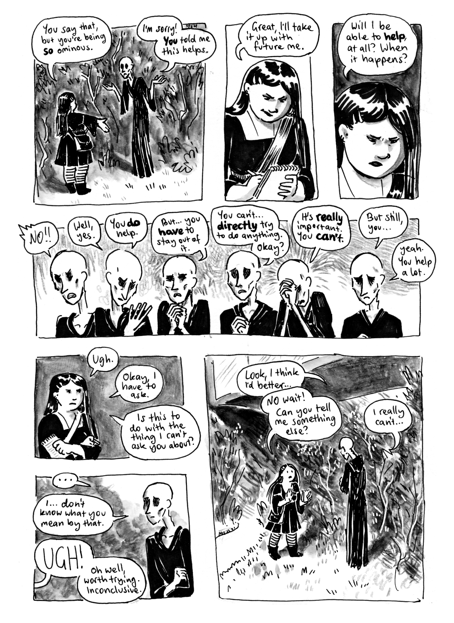 Look at us. Both being/having been/going to be helpful in this scenario. Yay